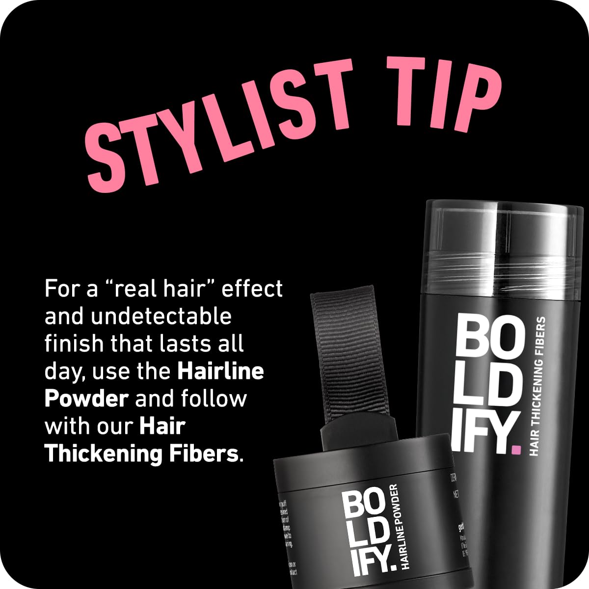 Folicure - Hair Spot Darkening Powder